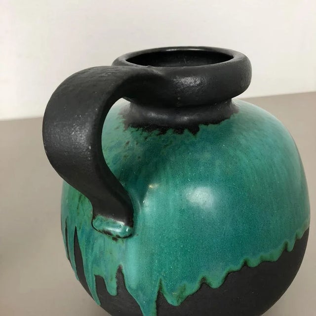 Model 484 Pottery Fat Lava Vases from Scheurich, Germany, 1970s, Set of 2 For Sale - Image 17 of 18