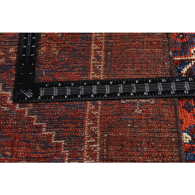 Textile Late 19th Century Persian Shiraz Rug, 04'07 X 06'08 For Sale - Image 7 of 10