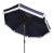 Summer afternoons at an exclusive private members club inspired this posh nine-foot crank umbrella. it's classic navy...
