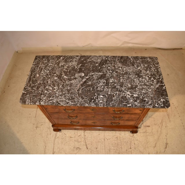 19th Century Burl Walnut Commode From France For Sale - Image 10 of 11