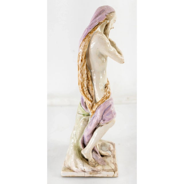Traditional 19th Century Meissen or Capodimonte Allegory of Winter Figure as Is For Sale - Image 3 of 9