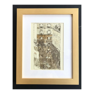 1950s Pierre Bonnard Framed Lithograph 131 Coin De Rue Vue D’en Haut