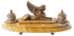 Early 20th Century French Inkwell