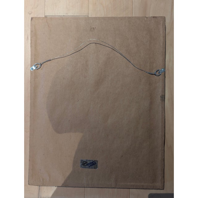 1898 Wallace Acrobat Circus Poster in Rustic-Style Frame For Sale - Image 11 of 11