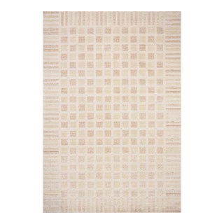Chris Loves Julia x Loloi Calvin Bone / Natural 5'-3" x 7'-6" Area Rug For Sale