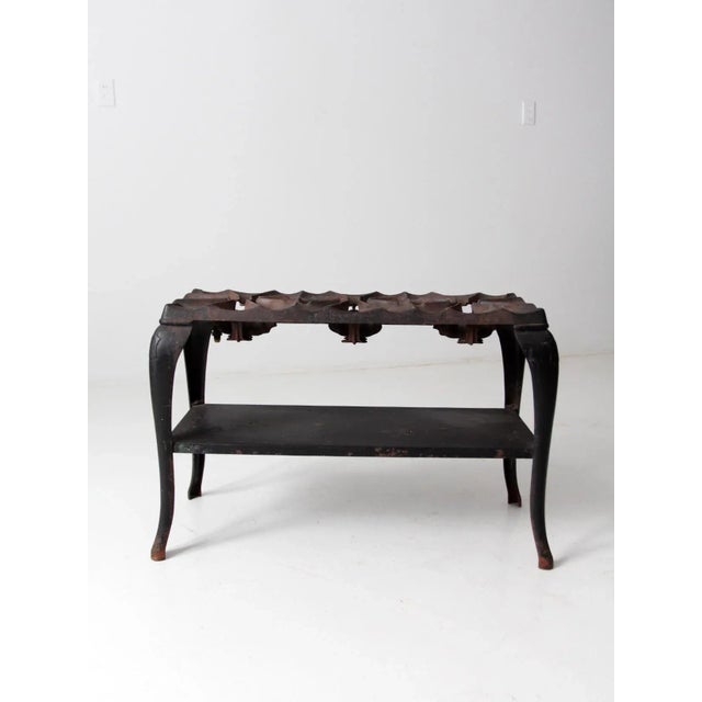 Antique Cast Iron Stove For Sale - Image 10 of 13