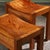 Brown Pine Stools with Curved Seats, France, Set of 2 For Sale - Image 8 of 12