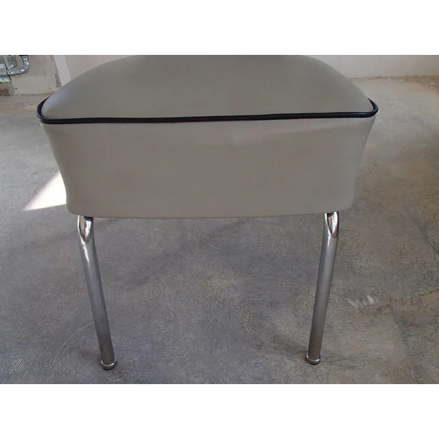 Mid-Century Modern Mid-Century Hairdresser's Chair with Bakelite Armrests For Sale - Image 3 of 14