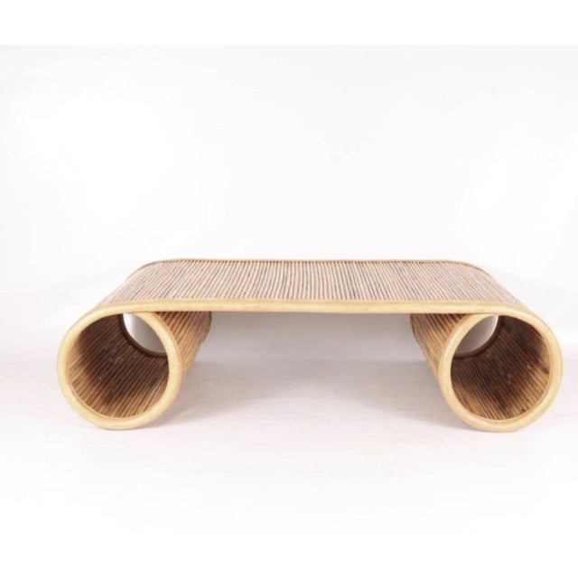 Large Coffee Table in Rattan For Sale - Image 11 of 12
