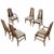 Mid-Century Modern Tall Tapered Shape Back Dining Chairs - Set of 6 For Sale - Image 13 of 14