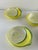 Vintage Italian Lemon Design Small Snack Bowls- Set of 5 For Sale - Image 4 of 5