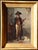 Benjamin Vautier, Genre Scene with Man and Dog, 1800s, Oil Painting on Canvas, Framed For Sale - Image 3 of 12