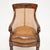 Wood Antique William IV Cane and Leather Armchair, 1830s For Sale - Image 7 of 11