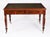 A superb antique victorian partners flame mahogany writing table, circa 1860. The rectangular top features a moulded edge...