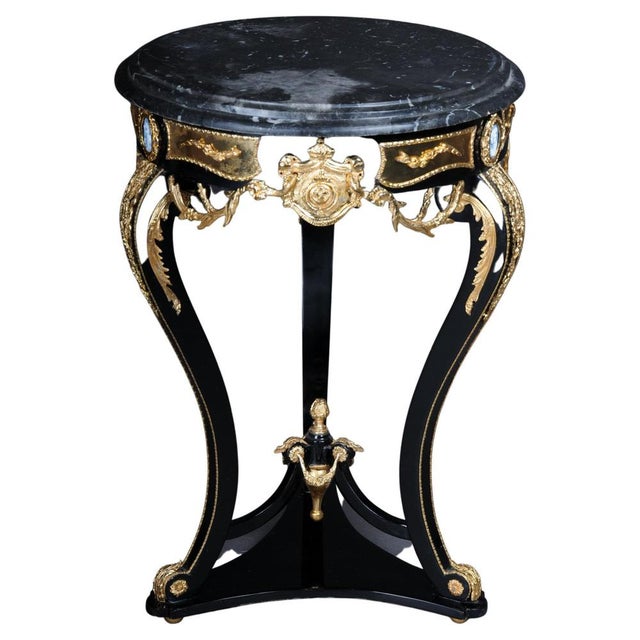 French Napoleon III Salon Side Table For Sale - Image 15 of 15