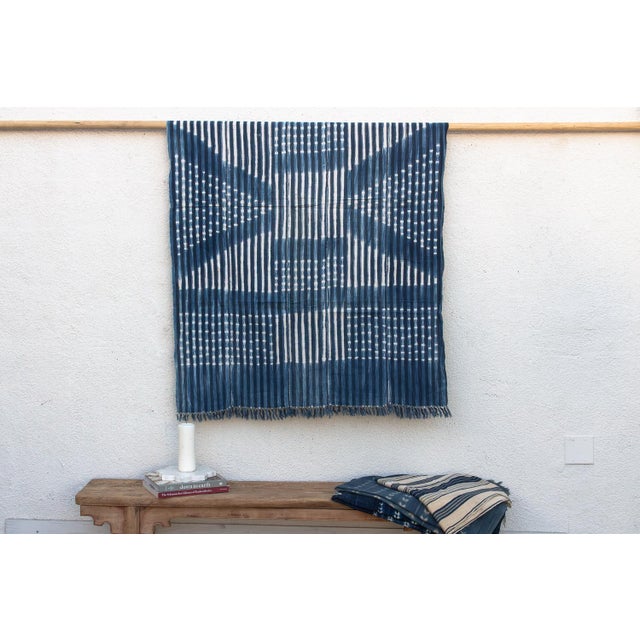Hand-woven by master weavers of the Mossi and Dioula traditions in Burkina Faso, West Africa, these vintage textiles are...