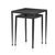 Black Four Hands Dalston Nesting End Table - Raw Black For Sale - Image 8 of 8