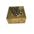 Bring a touch of wisdom and charm to your home with this vintage solid brass box featuring a beautifully detailed openwork...