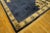 1980s Navy Open Field Vintage Chinese Silk Dragon & Phoenix Carpet Knotted Rug For Sale In New York - Image 6 of 12