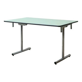 Turquoise Kelko Folding Table, 1980s For Sale