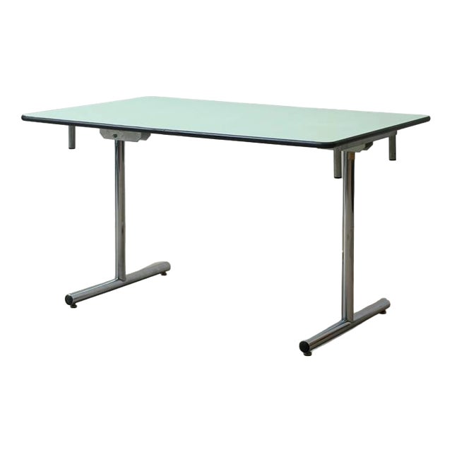 Turquoise Kelko Folding Table, 1980s For Sale