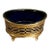 Antique Salt Cellar With Cobalt Glass For Sale