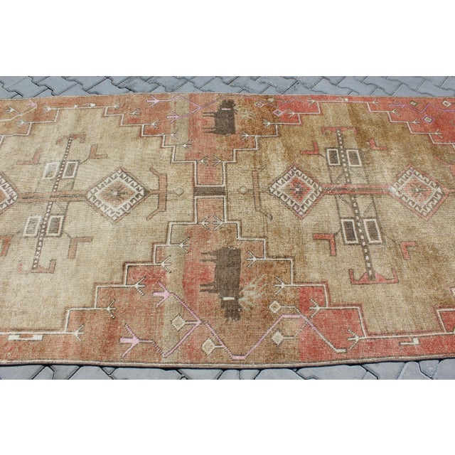 Industrial Vintage Turkish Anatolian Area Rug - 60"x130.5" For Sale - Image 3 of 13