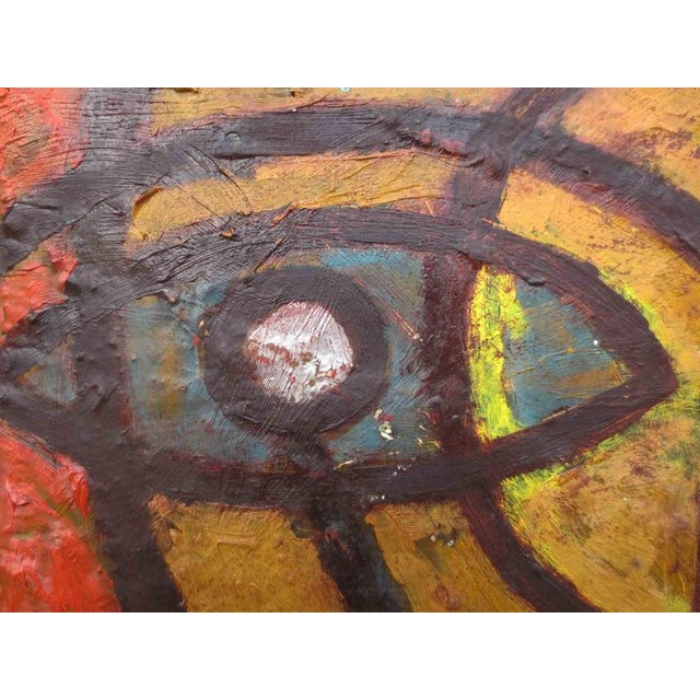 Contemporary Salvatore Travascio, Trinità, 1996, Oil Painting on Wood, Framed For Sale - Image 3 of 5
