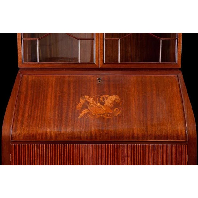 Mid-Century Trumeau Bookcase or Cabinet by Paolo Buffa, 1940 For Sale - Image 9 of 18