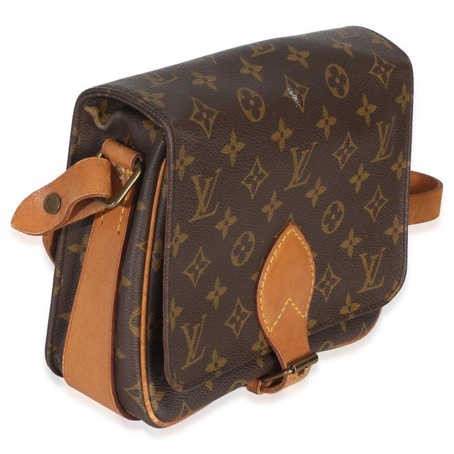 Contemporary Monogram Canvas Cartouchiere 26 For Sale - Image 3 of 9