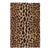 Dash & Albert by Annie Selke Leopard Micro Hooked Wool Rug, 7' 6" x 9' 6" For Sale