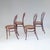 Modern Antique Bentwood and Cane Dining Chairs by Josef Hoffmann, 1900s, Set of 4 For Sale - Image 3 of 16