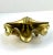 Sculptural Brass Shell Trinket Bowl With Fluted Edges For Sale In Louisville - Image 6 of 11