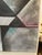 Dark Gray Large 1980s Robert Marx Abstract Geometric Acrylic Painting on Canvas – Iridescent Texture & Color For Sale - Image 8 of 12