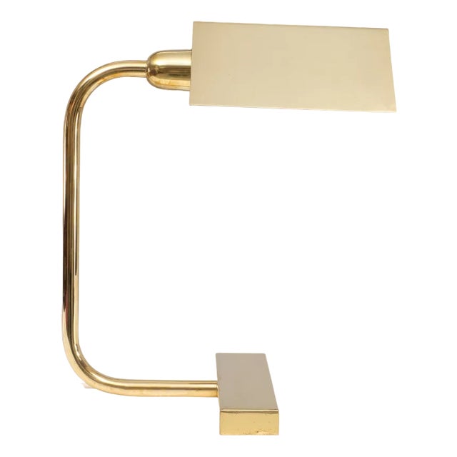 Mid-Century Brass Table Lamp, Switzerland, 1972 For Sale