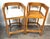 Pair Architectural Solid Teak Bar Stools Attributed to Palecek, Organic Modern For Sale - Image 10 of 14