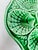 Antique 1920s French Sarreguemines Majolica Green Oyster Plate For Sale - Image 10 of 13