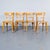 Brown Honey Bentwood Dining Chairs from Baumann, 1950s, Set of 4 For Sale - Image 8 of 12