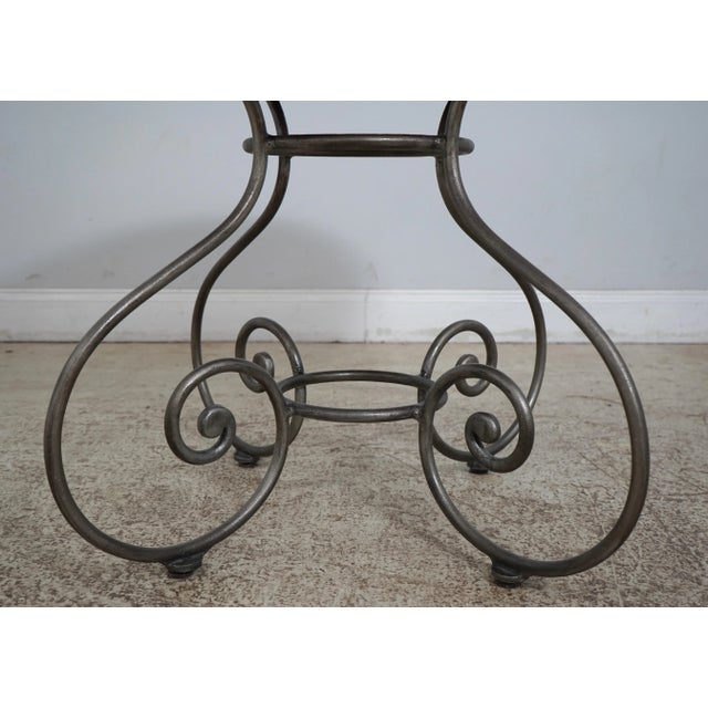 Ethan Allen Ethan Allen Round Country French Lamp Table For Sale - Image 4 of 12