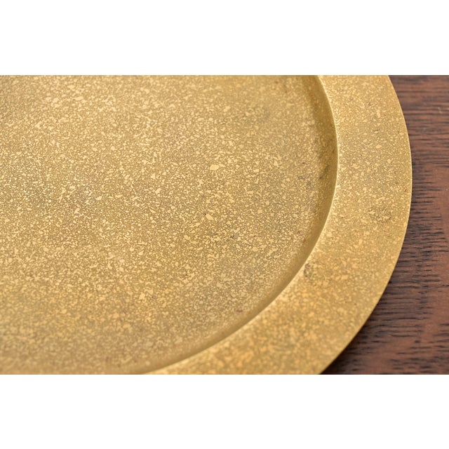 Tiffany Studios New York Bronze Doré Charger Plate or Tray For Sale - Image 9 of 13