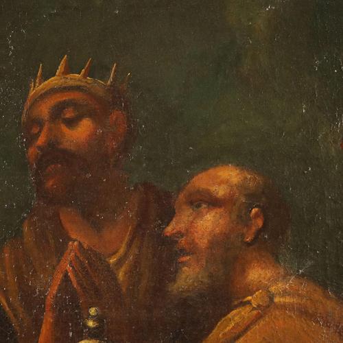 The Three Wise Men, Oil on Canvas, 16th-17th Century, Framed For Sale - Image 5 of 12