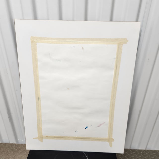 Mid 20th Century Original Nautical Watercolor Painting by Donna – Red and White Sailboats, Coastal Art, Late 20th Century For Sale - Image 5 of 5