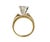 18k Yellow Gold With 5.91 CTW Diamonds Bridal Ring Set For Sale In Tampa - Image 6 of 11