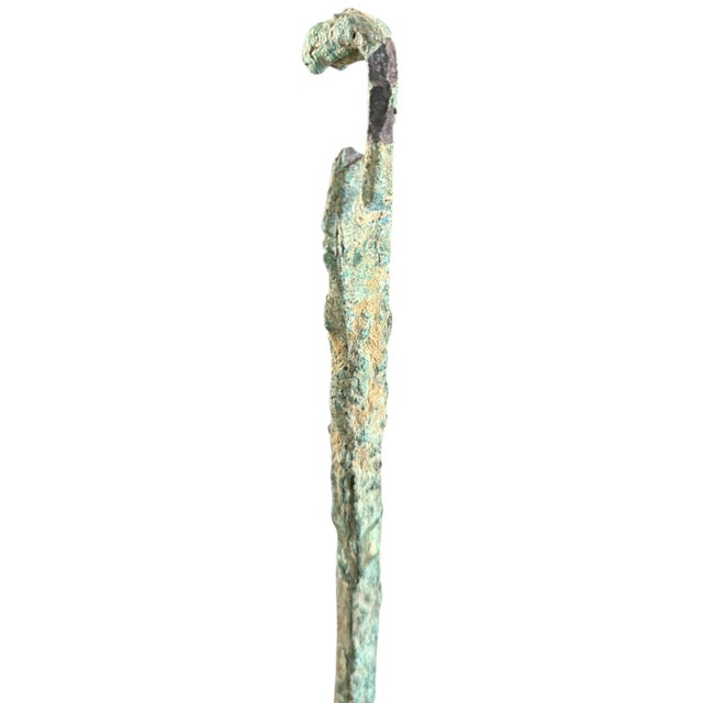 Etruscan Bronze Simpulum Ceremonial Ladle W/ Handle Italy, Circa 6th Century Bce For Sale In Los Angeles - Image 6 of 10