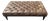 Vintage Leather Tufted Chesterfield Ottoman From Retired Restoration Hardware Collection For Sale