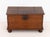 Dutch East Indies Hardwood Chest, 18th century, with metal hardware above bun feet. 16" H x 27.5" W x 15.5" D. Provenance:...