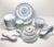 Tienshan “Rice Flower” Porcelain No chips, cracks, or fleabites. Set Includes 10 Chinese Teaspoons 5 1/4” 8 Sauce Dips 3...