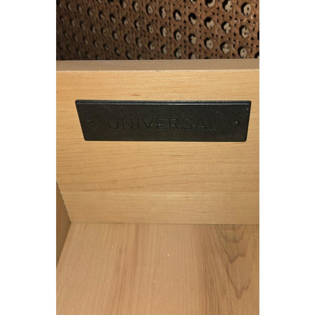 Modern Arched Storage Cabinet With Cane Front by Universal Furniture For Sale In Savannah - Image 6 of 6