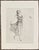 William Meyerowitz (1893-1981) etching on paper of a dating lady. Signed in the plate. Printed by Allen Sloane...