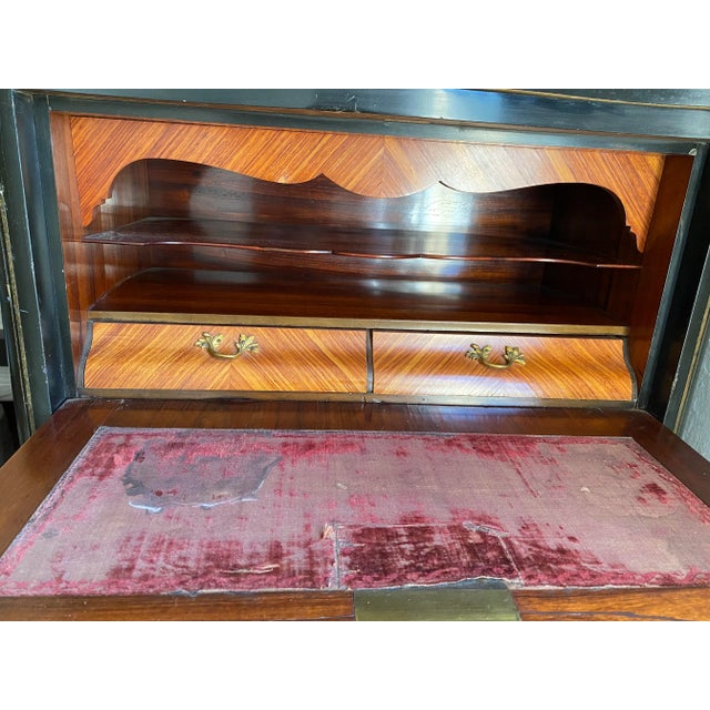 Late 19th Century Antique Mid 19th Century French Napoleon III Style Secretary Cabinet For Sale - Image 5 of 12